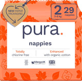 Eco-babyluiers - maat 3 (4-9 kg), 1 pak (26 luiers), ultrazachte luiers voor de gevoelige huid, biologisch katoen, tot 12 uur lekbescherming, nieuwe maattabel