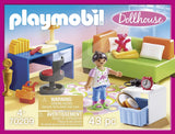 PLAYMOBIL poppenhuis 70209 Jeugdkamer met meisjesfiguur en accessoires, vanaf 4 jaar Poppenhuizen Naty Shop
