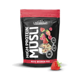 Layenberger 3K eiwitrijke muesli, 50% eiweiß en 18% kolenhydraat - enkel pakket (1X 390 G) - Schoko-Nuss Cereale Naty Shop 360 G (1Er-pakket) Rote Beeren Mix