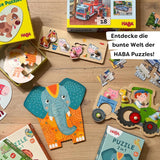 HABA Brandweerpuzzel - 3-delige set voor kinderen vanaf 3 jaar Kartonnen puzzel politie en ambulance - Bevordert de fijne motoriek en concentratie - 1302759001 Puzzel Naty Shop