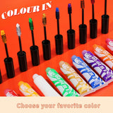 Groene Tijdelijke Haarverf - 14ml Haarkrijt Haarverf, Wasbare Groene Haarverfstick, Instant Kleur Haarkrijt, Carnaval Krijt Haarverf voor Kerstmis Halloween, Carnaval, Cosplay Haarverf Naty Shop