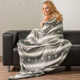 Celinatex donzige deken 150 X 200 Cm Bordeaux deken slaapbank zachte deken sterren Microvezel Fleece Oeko-Tex Moonlight Bedden en Dekens Besuche den CelinaTex-Store Grijs en wit crème 150 X 200 Cm