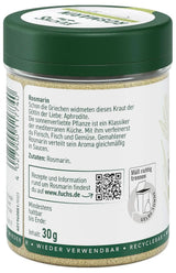 Fuchs - Gemalen Rozemarijn - Voor het op smaak brengen van vis, vlees en groenten, 30 gram Condimente Naty Shop