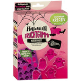 HEITMANN KREATIV - Creatieve Halloween-fruitkauwgomset - Plantaardige poederkleurstoffen - Roze - DIY Ghost Shape Fruitkauwgom met frambozensmaak