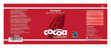 Red Spirit, fijne cacao op smaak gebracht met rode wijn, 250 gram cacao en warme chocolademelk Naty Shop