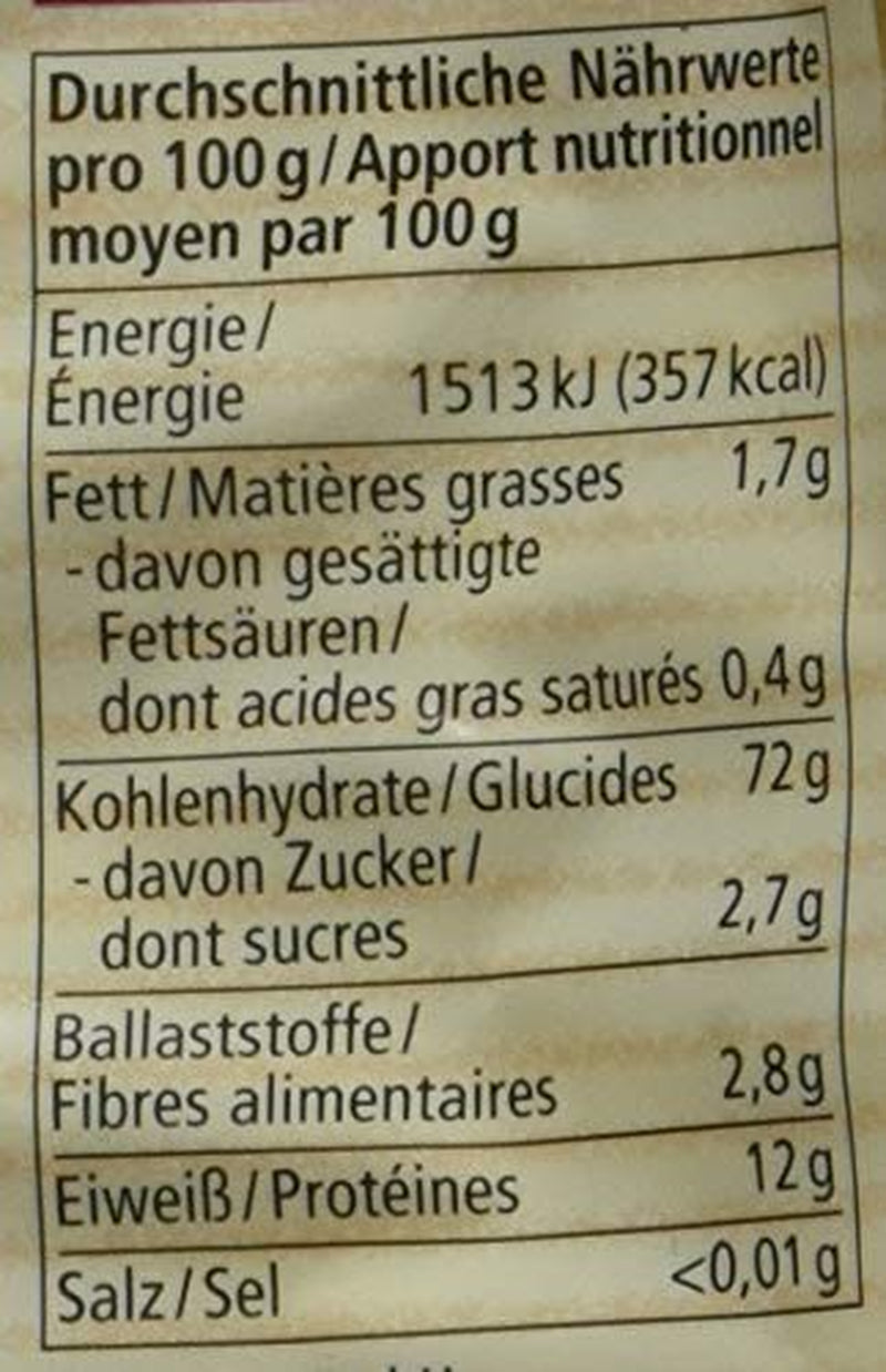 Biologische speltkrullen, 500g