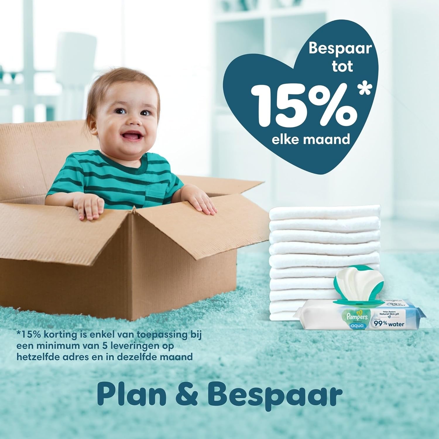 Luiers Pampers Harmony 80 maat 4 (9-14 kg)
