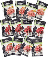 Dehner Premium Katzenfutter Sensitive Multipack, Nassfutter, voor ernährungsensible Katzen, je 4 x Huhn / Rind / Pute, 12 x 100 g zak (1,2 kg)