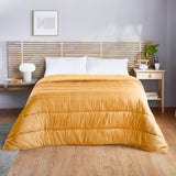 Pikolin Home - Omkeerbaar dekbed 300 G - Tweekleurige Scandinavische vulling - Voor bed 90 - comfortabel, warm, ademend, Kaasjeskruid, 150 X 220 Cm Dekbedden en dekbedden Naty Shop