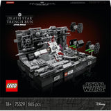 LEGO 75329 Star Wars Death Star Trench Run Diorama-set, Luke Skywalker's X-Wing-model voor volwassenen, A New Hope Fan-merchandise, kamerdecoratie, cadeaubouwsets bij LEGO-Store
