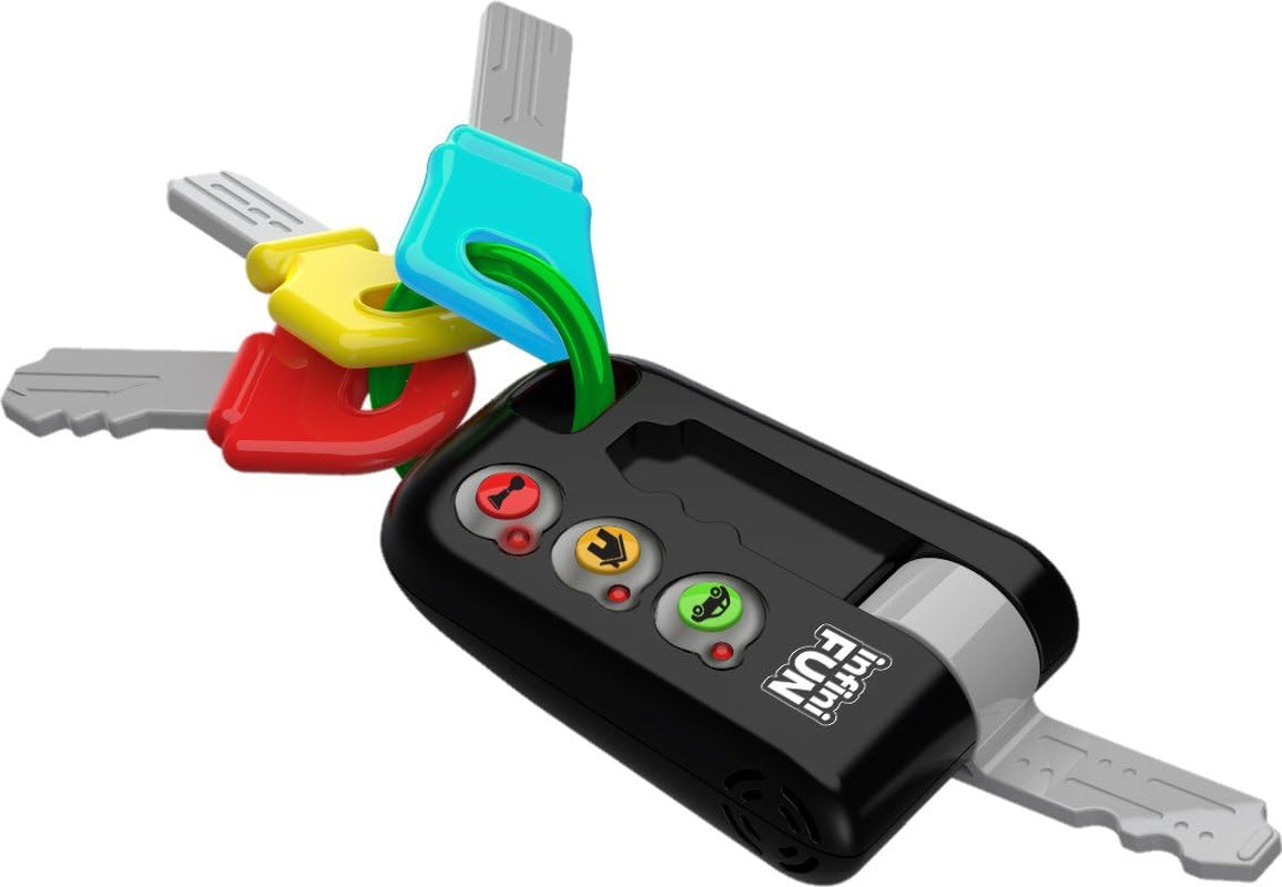My Duo High-Tech Phone + Key - Een zeer realistische telefoon en sleutel. - Speelgoed voor meerdere leerprojecten vanaf 12 maanden Bebe Naty Shop Toys