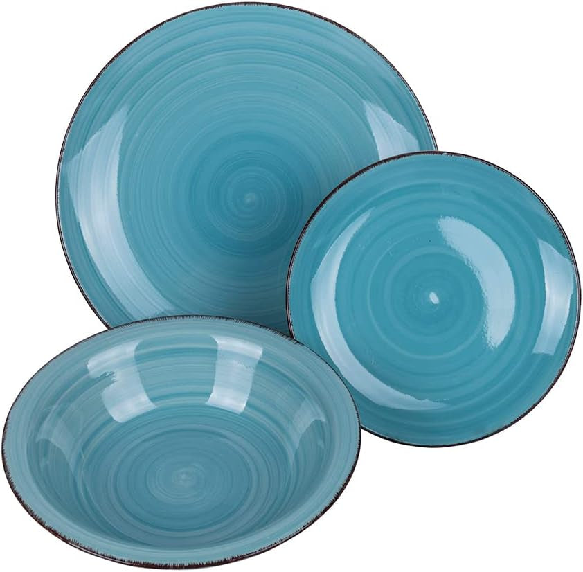 VDE 1996 Baita Acqua Ocean 5907301 Tafelservice aus Steingut, 18-teilig