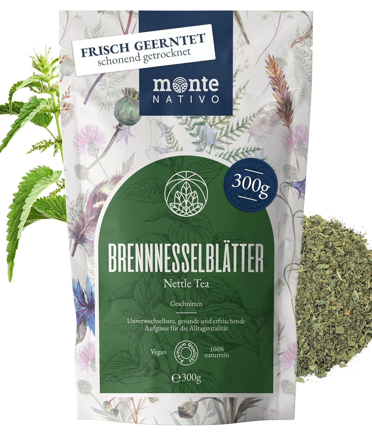 Monte Nativo Ceremonial Matcha Poeder (40g) - perfect voor matcha thee, lattes en smoothies - groene thee uit Japan - ceremoniële kwaliteit, in metalen doos - 100% puur, glutenvrij, fijngemalen