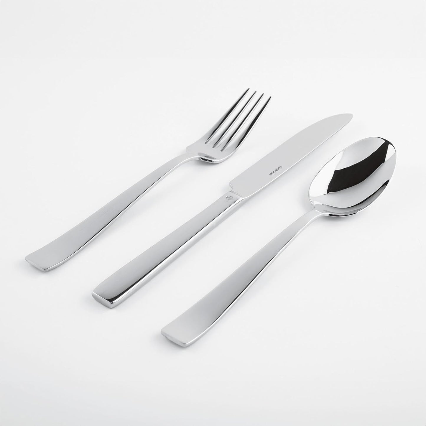 Sambonet 62512-83 platte monoblok bestekset, 36-delig, 18/10 roestvrij staal, vaatwasmachinebestendige keuken Naty Shop
