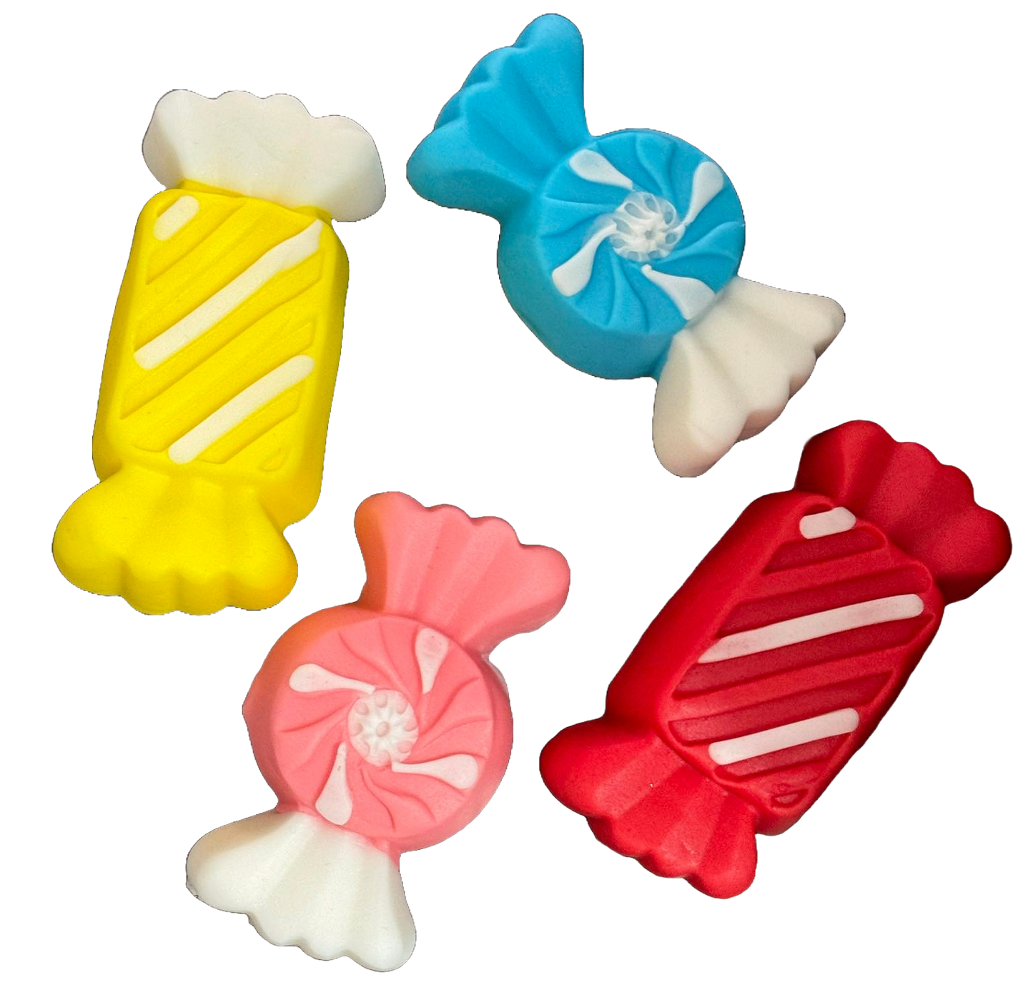 Set van 4 eetbare suikerdecoraties, Candy Decorations van Sugar Paste Nati Shop
