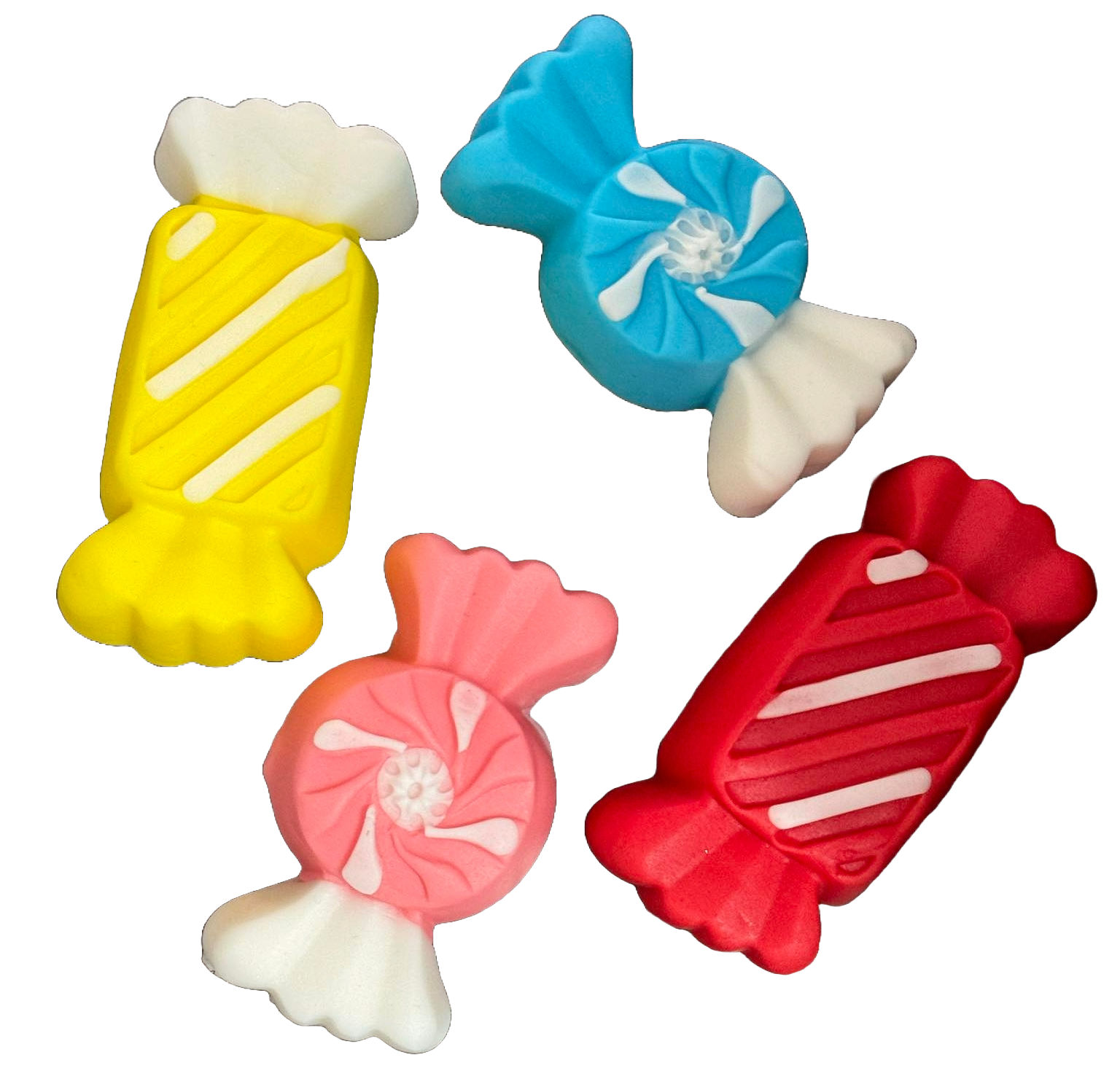 Set van 4 eetbare suikerdecoraties, Candy Decorations van Sugar Paste Nati Shop
