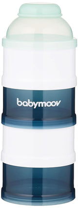 Babymoov Milchpulver-Portionierer, Arctic Blue, 4 Fächer Accessoires Voeding en borstvoeding Bebe Naty Shop