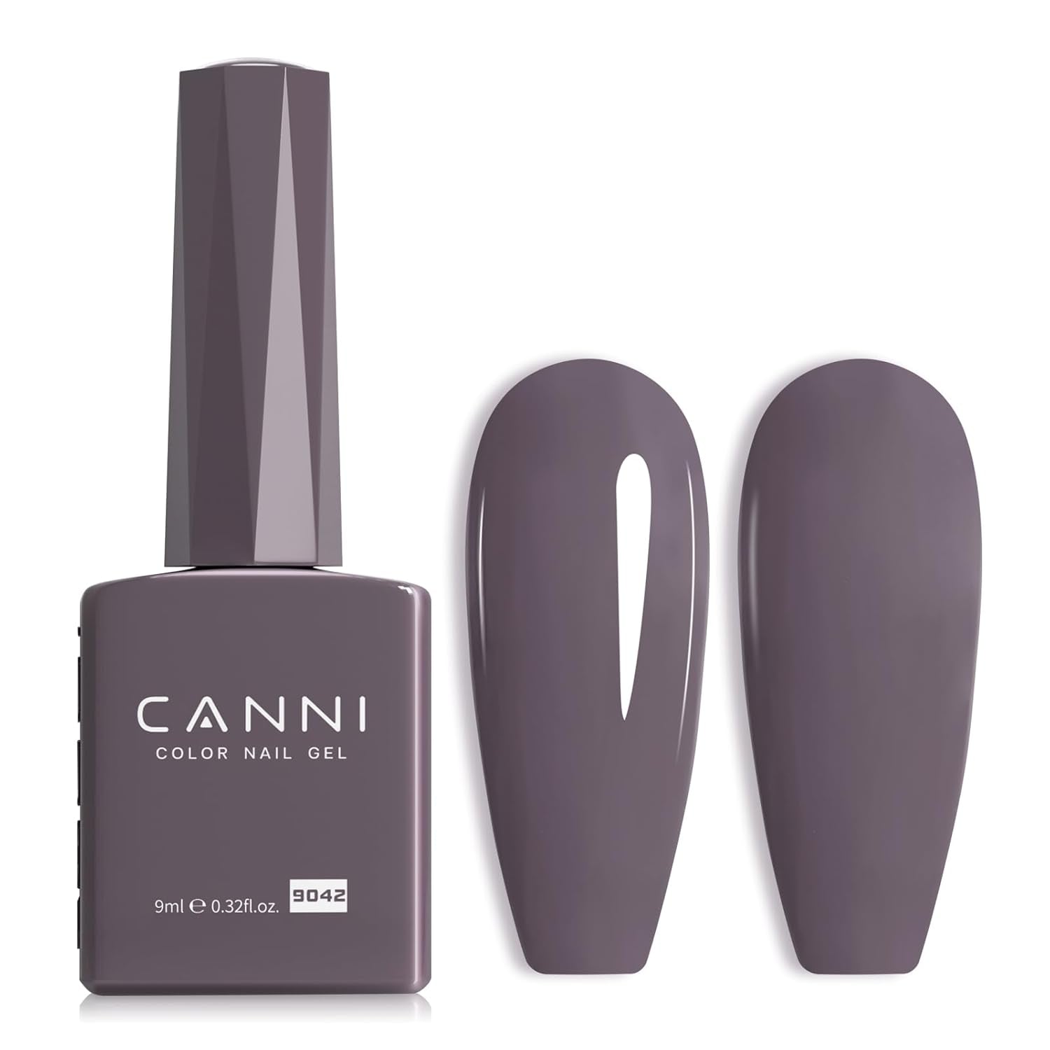 CANNI gel nagellak, semi-permanent, donkerpaars, nagellak, UV-gel, losweken, manicure