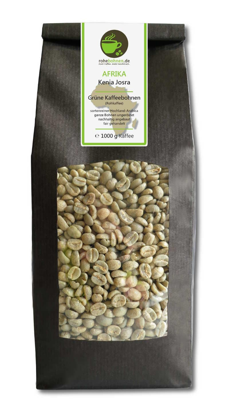 Rauwe koffie - Green Highland Coffee Kenya Josra (groene koffiebonen 1000g) - GMP gecertificeerd