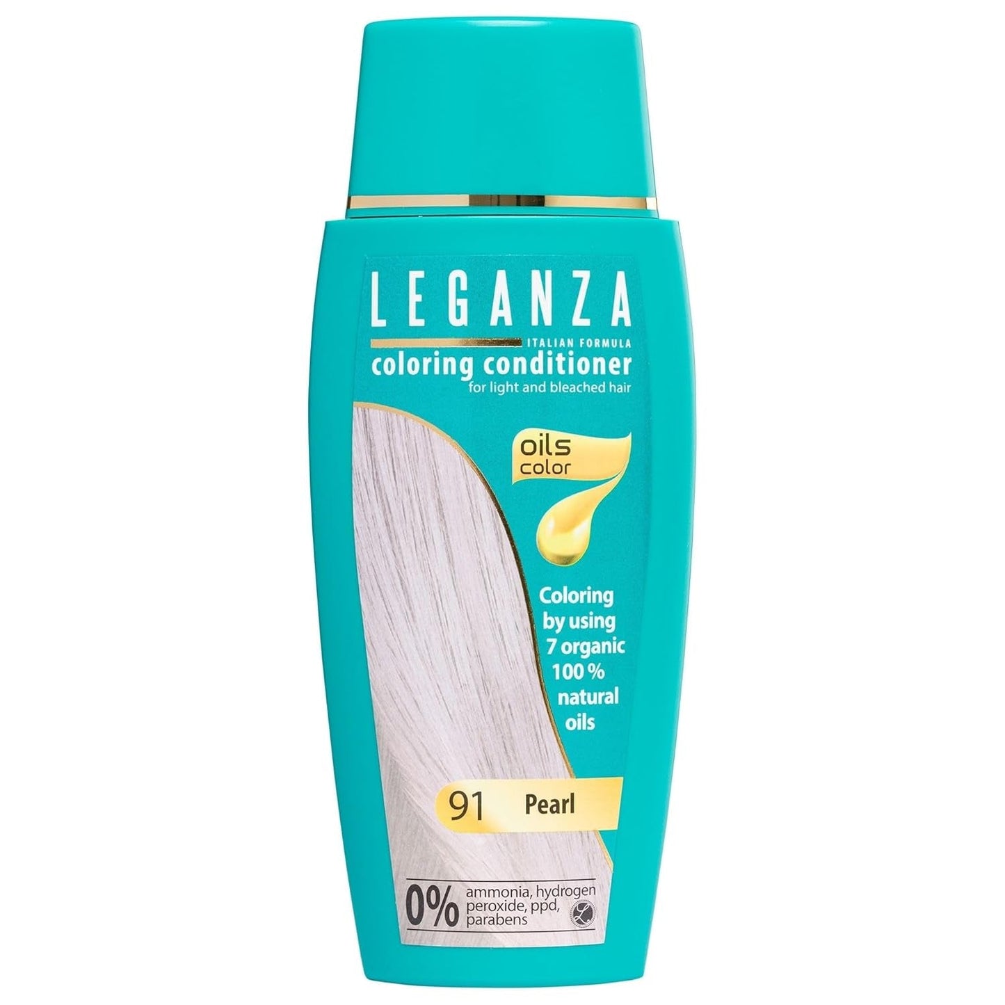 Leganza Natuurlijke Balsem Haarverf Kleur 71 Café Latte | Haarverf zonder ammoniak | Verrijkt met 7 natuurlijke oliën | 150 ml Naty Shop 91 Perl haarverf