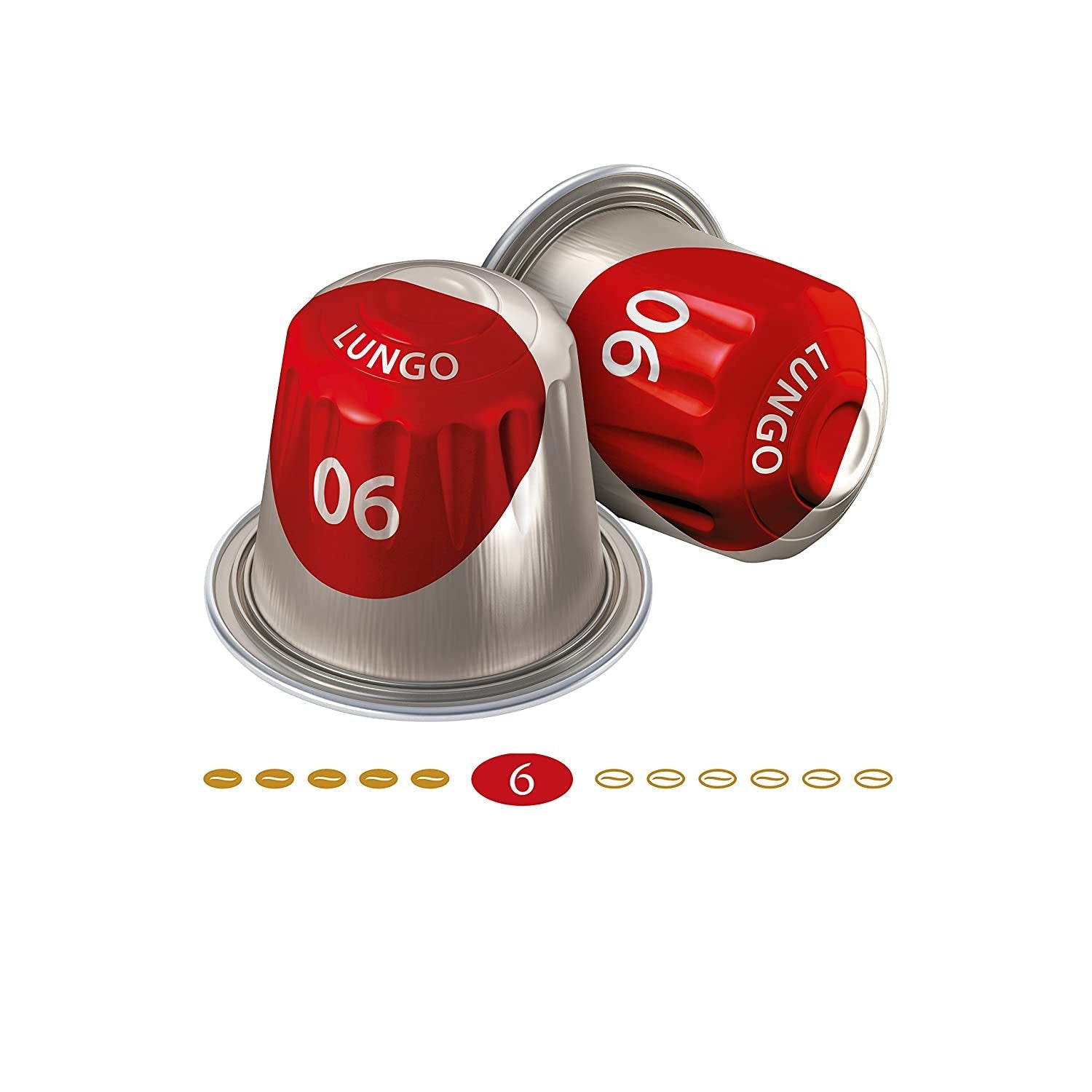 Jacobs Kaffeekapseln Lungo Classico, Megapack XXL, Intensität 6/12, 5 x 40 Getränke, Nespresso* compatibel Kaffee Kapseln, 200 Kapseln
