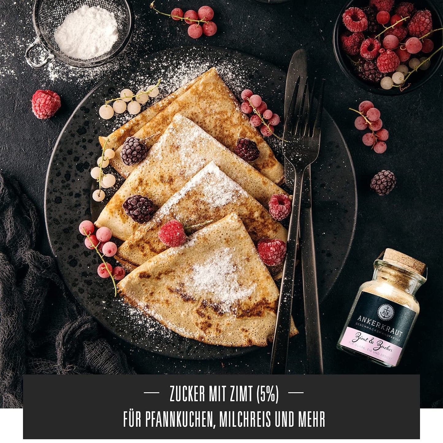 Ankerkraut Zimt & Zucker, 100g in kurkglas