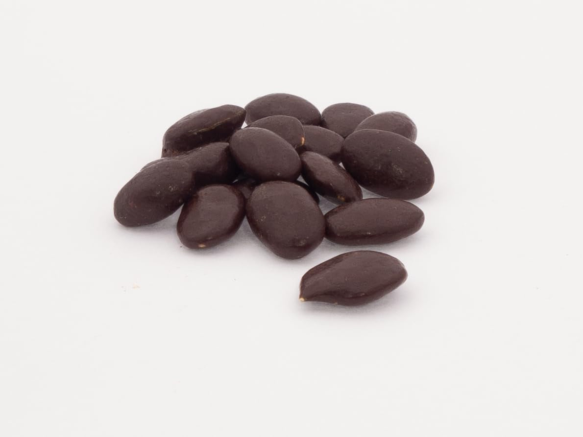 Landgarten Biologische pompoenpitten in pure chocolade - Veganistische geroosterde chocoladesnack met pompoenpitten - Bron van magnesium - 1 x 50 g