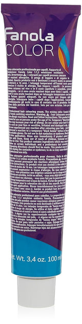 Fanola crema colore Kleurcrème 7.0 Blond, 100 ml Haarverf Naty Shop 8.44 Lichtblond levendig koper
