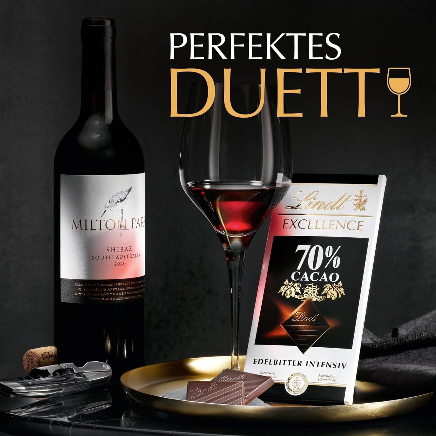 Lindt EXCELLENCE 70% cacao - pure chocolade, 100 gram tablet Naty Shop