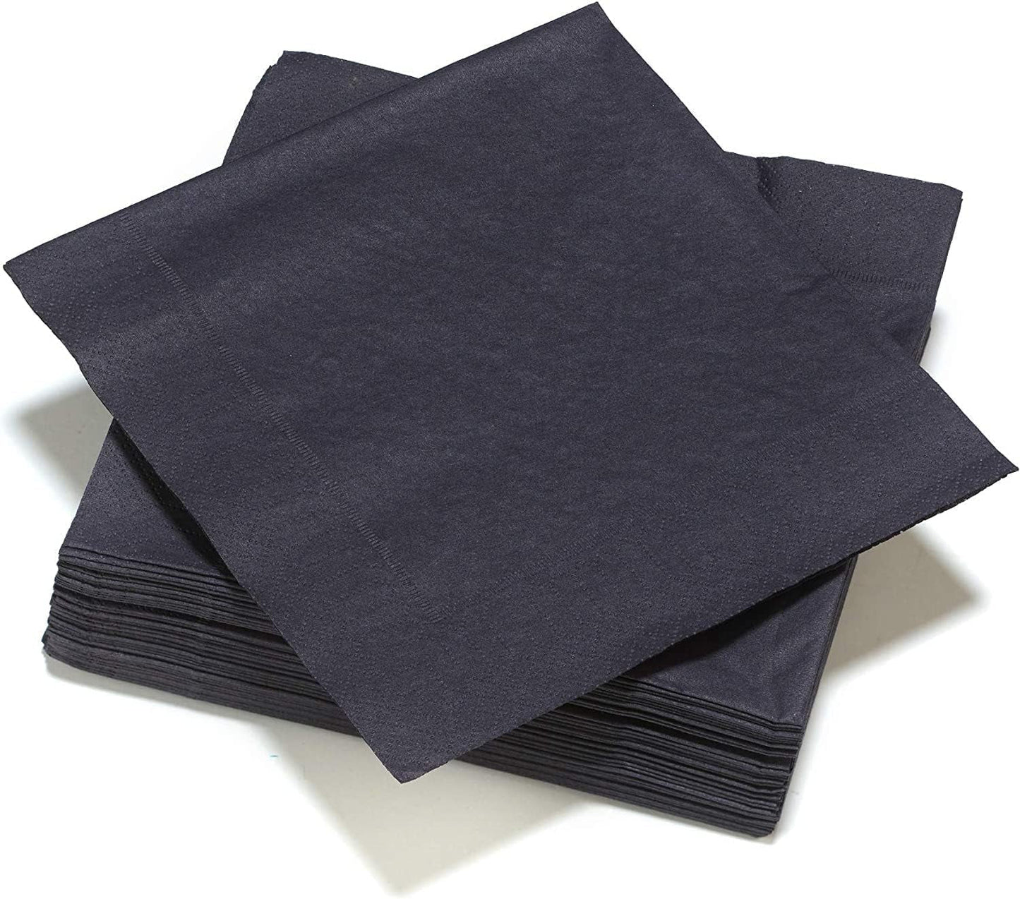 - Zijdevezelservetten - Zwart - Fsc®-gecertificeerde papieren servetten - Recyclebaar en biologisch afbreekbaar - Afmeting 40 X 40 Cm - 3 lagen - 40 servetten