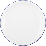 Seltmann Weiden 18-delig Koffieservies | Compact-serie, Blue Edge | De set bestaat uit 6 ontbijtborden, 6 koffiekopjes en 6 schoteltjes, blauw