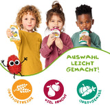 FRECHE FREUNDE Biologisch uitknijpbaar fruitzakje Appel Kaneel Peer Rijst Speltfruitpuree met granen voor baby's vanaf 6 maanden + Veganistisch 6-pack (6 x 100 g)