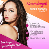 L'Oréal Paris Elvital Anti Split End Haarmasker voor lang, beschadigd haar, Intensieve uitspoelbehandeling, Met plantaardige vitamines en ricinusolie, Dream Length Super Build-up Mask, 1 x 300 ml Naty Shop Haarmasker