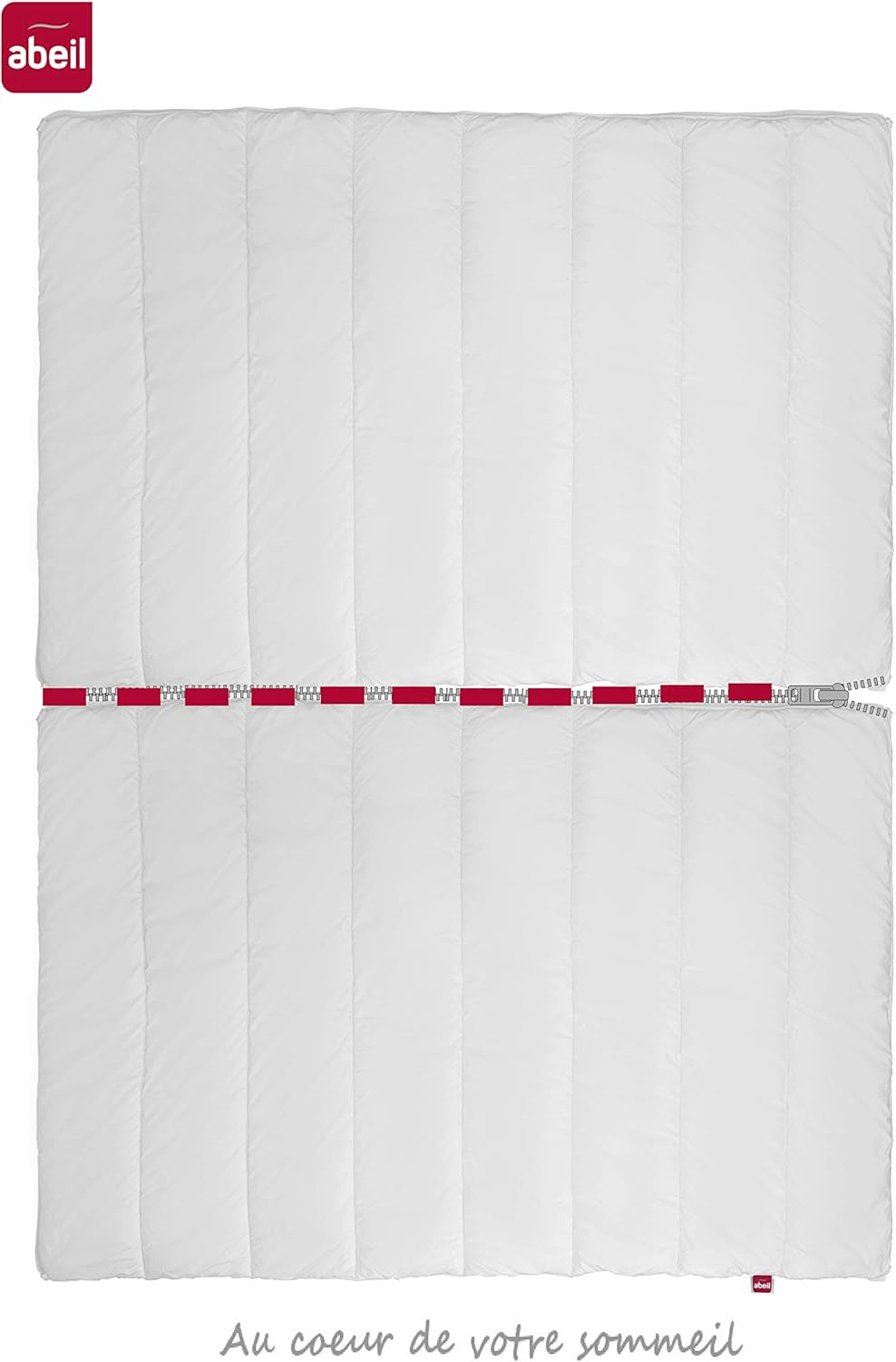 Plaid met rits en wassing, 220 X 240 cm Quilts en quilts Naty Shop