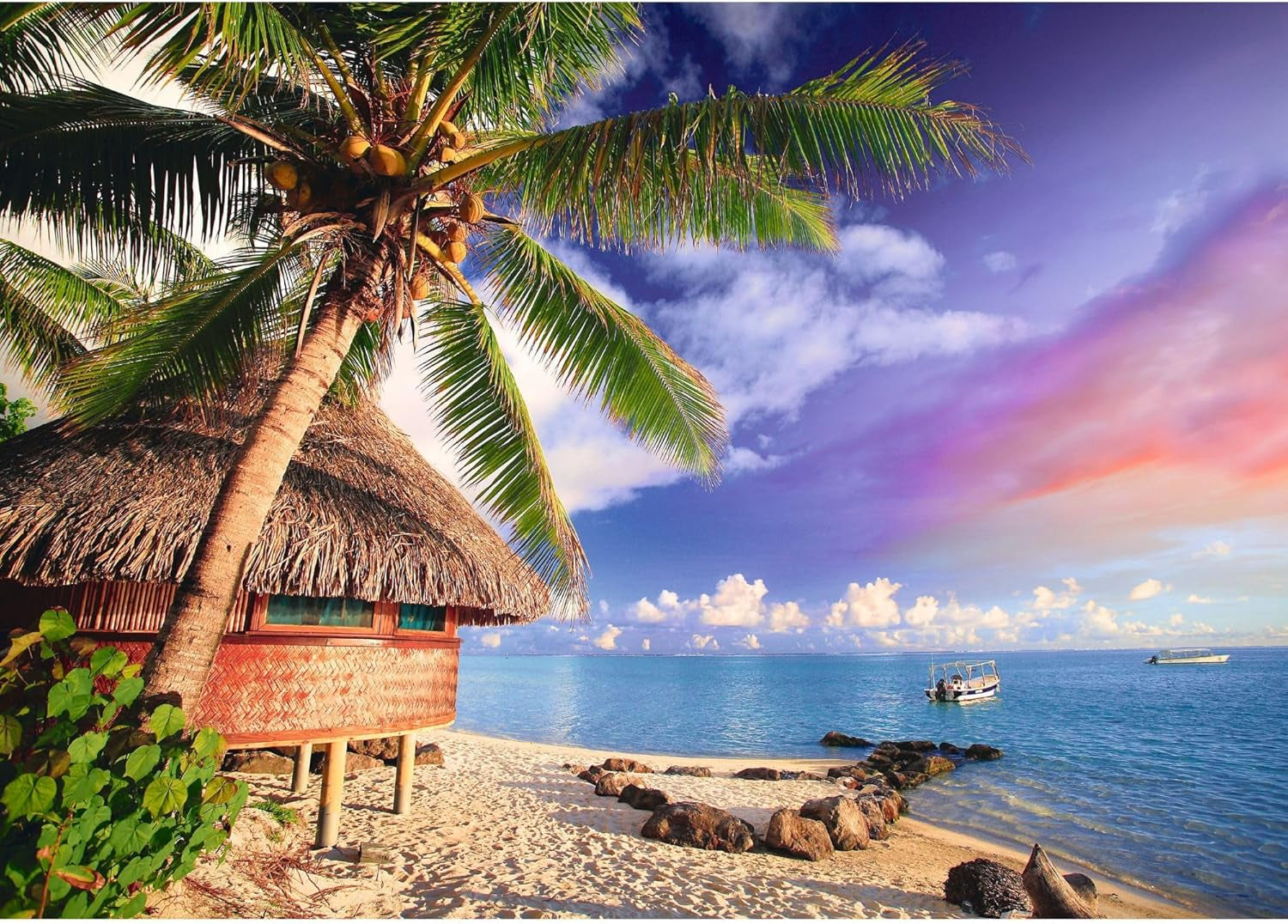 Trefl - Bora-Bora-eiland - puzzel van 500 stukjes - DIY Holiday View-puzzel Creatief entertainment Leuke klassieke puzzel voor volwassenen en kinderen 10+ puzzel Naty Shop