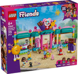LEGO Friends Heartlake City Shop speelset voor meisjes vanaf 6 jaar Rollenspel met 2 minipoppetjes, micropoppetje en kattenspeelgoed 42649 Bouwsets Besuche in LEGO-Store