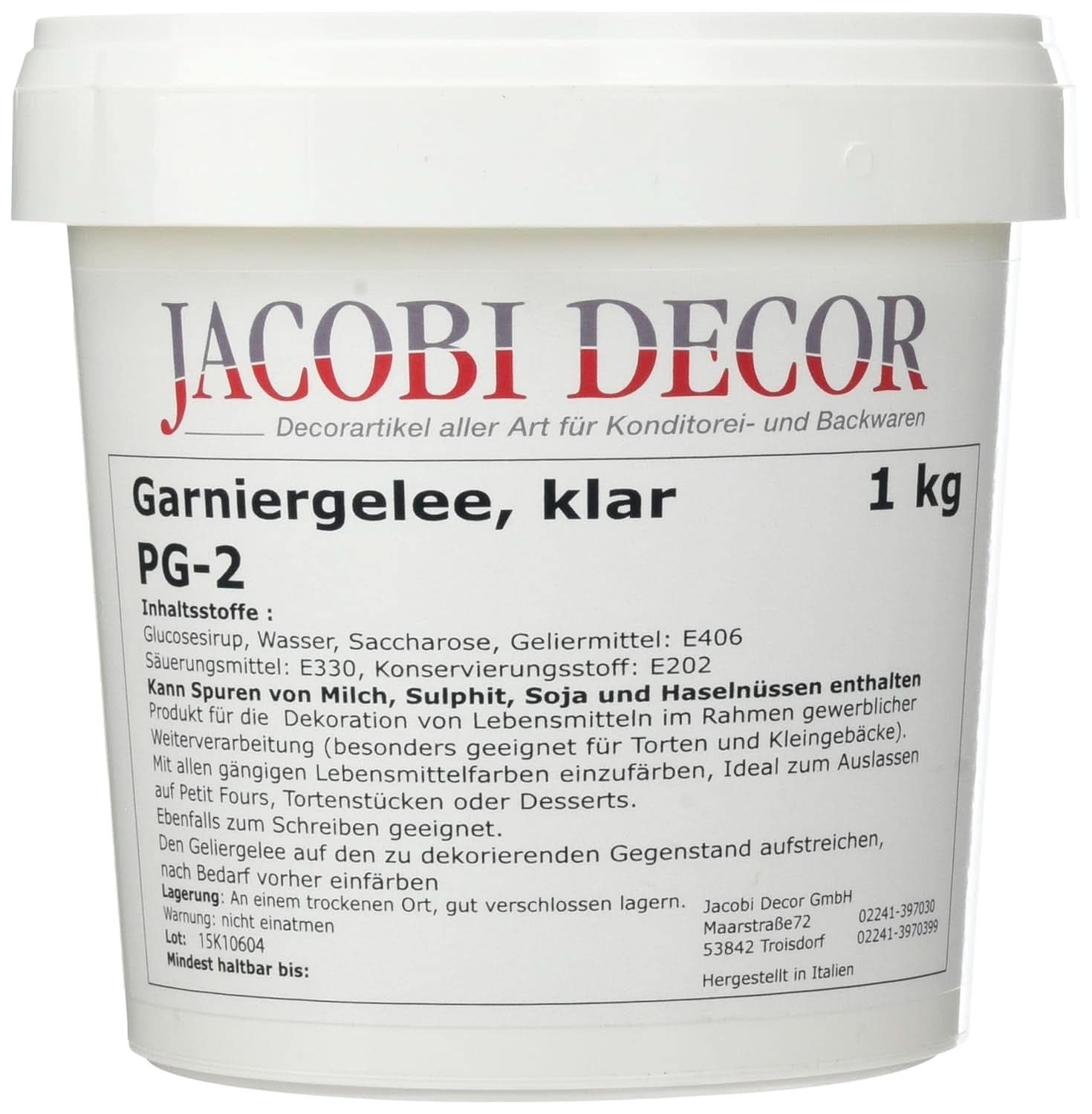 Koudspiegelglazuur, transparant, 1 kg Naty Shop glazuren en decor