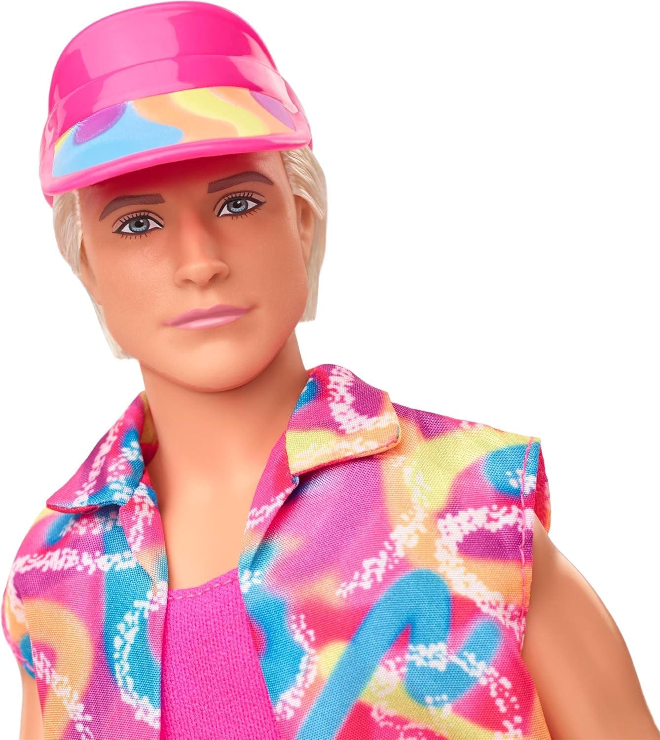 Verzamelbare Barbie Ken-pop uit de film met schaatsoutfit in retrostijl en inlineskates, JBJ51, [Meerkleurig]