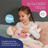 BABY Born Annabell 43 cm - Zachte pop met 7 elektronische functies en geluid - Geschikt voor kinderen vanaf 3 jaar - Pop inclusief accessoires - Werkt op batterijen