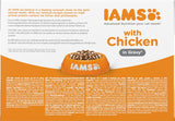 IAMS Delights Kitten Nassfutter - Multipack Katzenfutter mit Hunn in Sauce, hoogwaardige Futter für Junior Kätzchen von 1-12 Monate, 12 x 85 g
