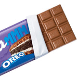 Milka Mmmax Oreo – Alpenmelkchocolade met knapperige Oreo-koekjes en melkroom – 300g