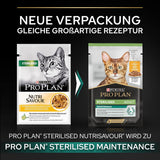 Pro Plan nat gesteriliseerd voer voor volwassen katten met kuikens, verpakking van 26 (26 x 85 g)