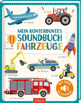 Mijn kleurboek met geluiden - Voertuigen: met meer dan 40 geluiden | Hoogwaardig geluidsboek met realistische voertuiggeluiden voor kinderen vanaf 24 maanden Baby Toys Naty Shop