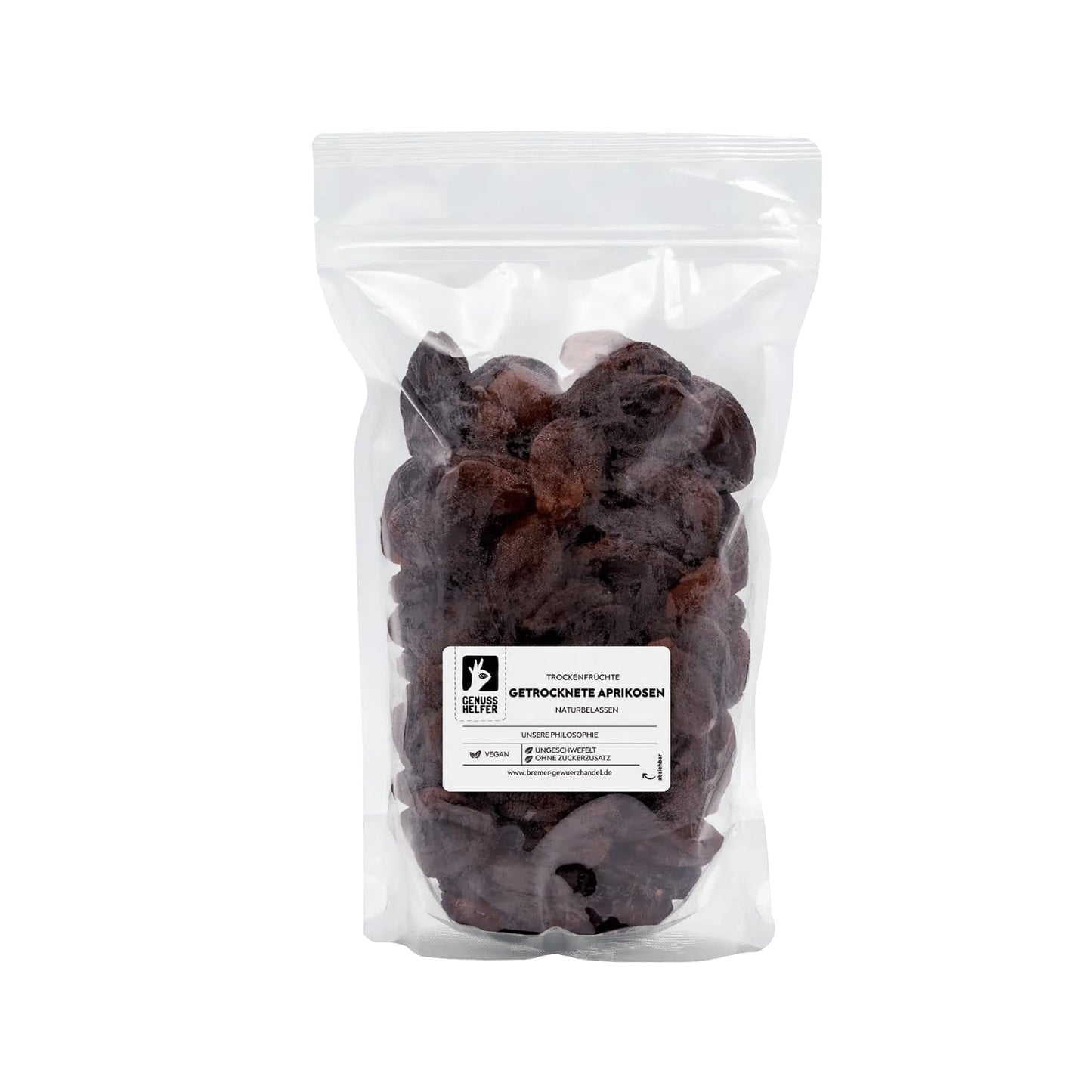 Bremer Gewürzhandel gedroogde abrikozen, gedroogd fruit zonder toegevoegde suiker en ongezwaveld, 1kg Naty Shop gedehydrateerde producten 1kg (1 pak)