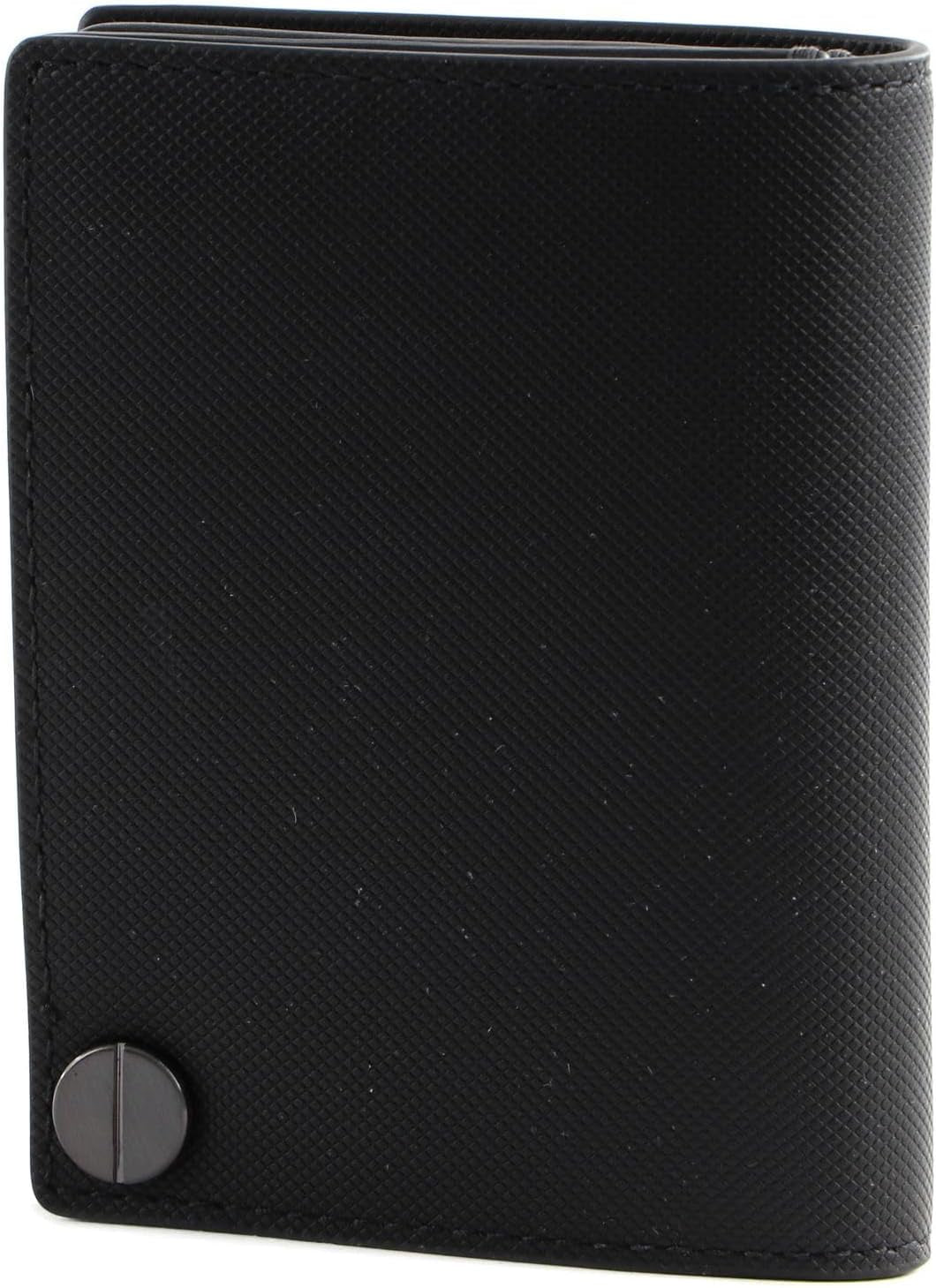 Calvin Klein CK CLEAN PQ COVERED CARDHOLDER Portemonnee voor heren, zwart (Ck Black), OS Wallet Heren Naty Shop