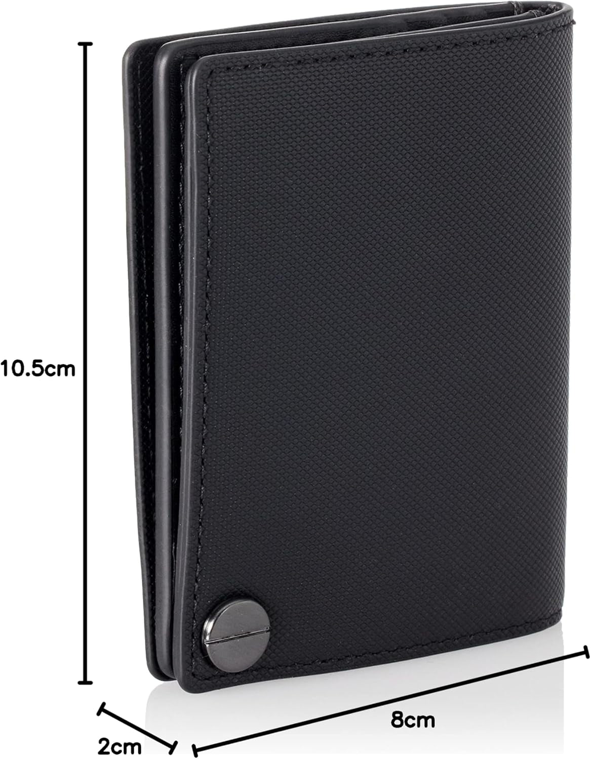 Calvin Klein CK CLEAN PQ COVERED CARDHOLDER Portemonnee voor heren, zwart (Ck Black), OS Wallet Heren Naty Shop