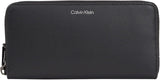 Calvin Klein CK CONCISE LONG ZIP AROUND portemonnee voor heren, zwart (Ck Black), OS herenportemonnee Naty Shop standaardtitel