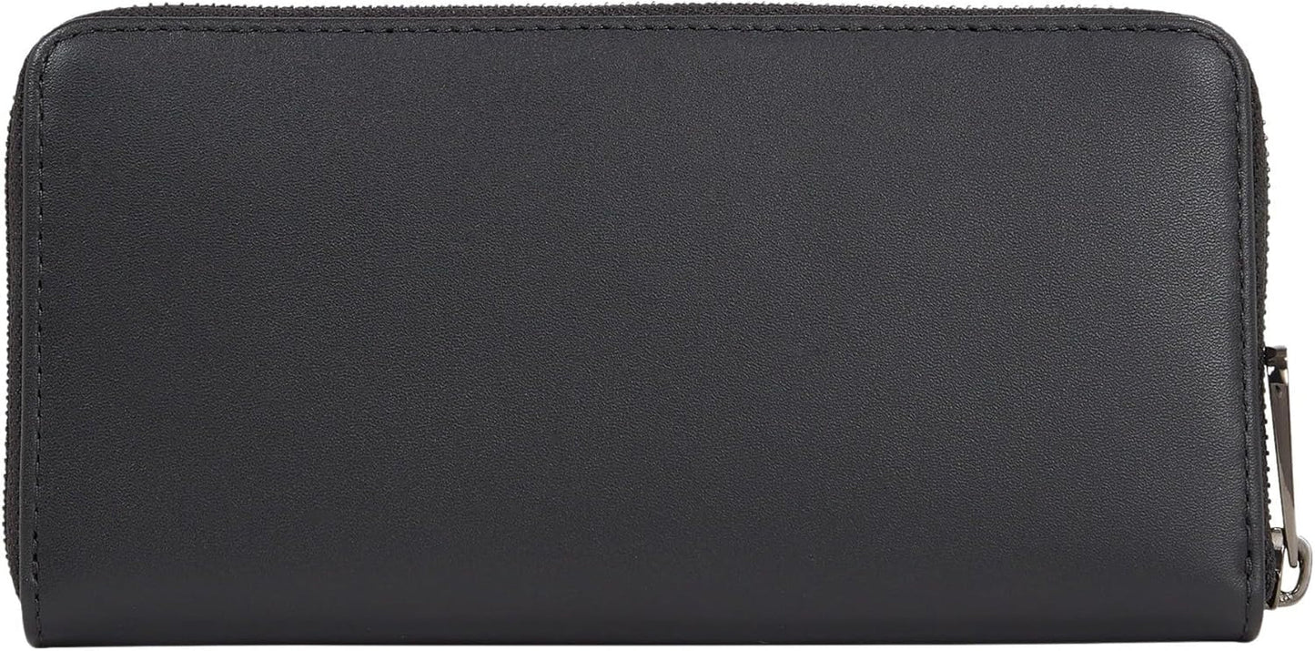 Calvin Klein CK CONCISE LONG ZIP AROUND portemonnee voor heren, Zwart (Ck Black), OS Portemonnee Heren Naty Shop