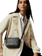 Calvin Klein damesschoudertas Ck Must Camera Bag Mono Klein, zwart (Black Mono), natuurlijke maat Damestassen Naty Shop