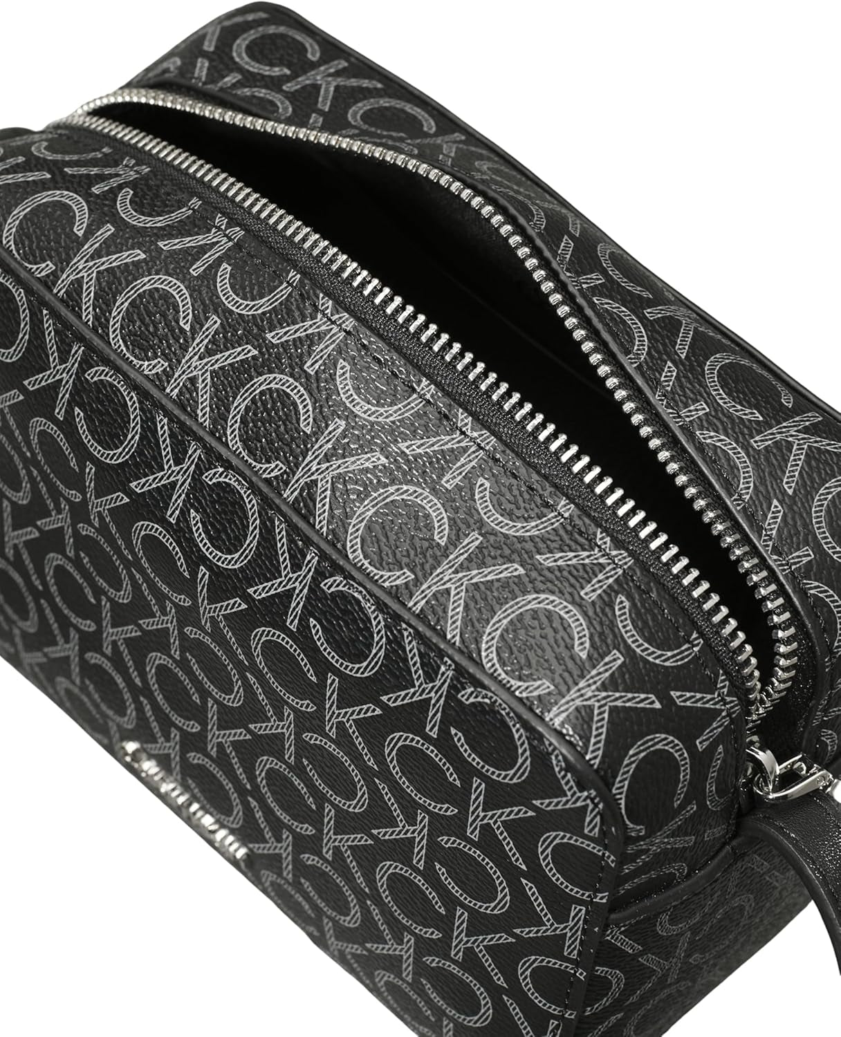 Calvin Klein damesschoudertas Ck Must Camera Bag Mono Klein, zwart (Black Mono), natuurlijke maat Damestassen Naty Shop